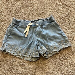 GapKids denim drawstring shorts